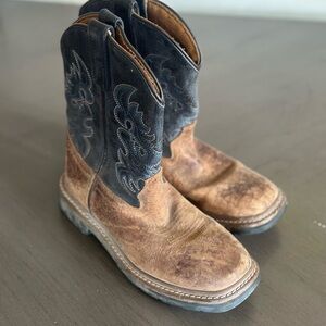 Dan Post Kids Boots in Brown and Black